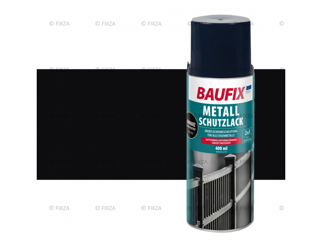 Metaalbeschermende Spuitlak zwart 400 ml