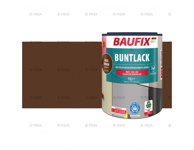 Multi- Lakverf notenbruin 1 Liter