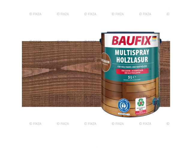 Multi- spray Houtbeits notenbruin 5 Liter
