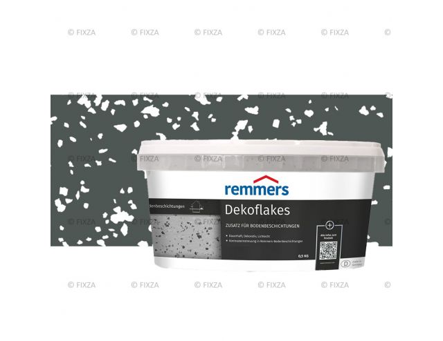 Decoflakes wit, Gekleurde vlokken voor een decoratieve afwerking van de vloercoating