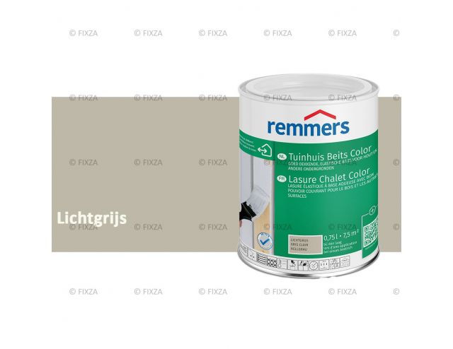 Tuinhuis beits Color Lichtgrijs, voor Hout, Metaal en Kunststof