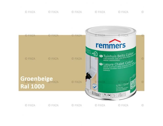 Tuinhuis beits Color RAL 1000 Groenbeige, voor Hout, Metaal en Kunststof