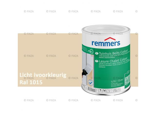 Tuinhuis beits Color RAL 1015 Licht ivoorkleurig, voor Hout, Metaal en Kunststof