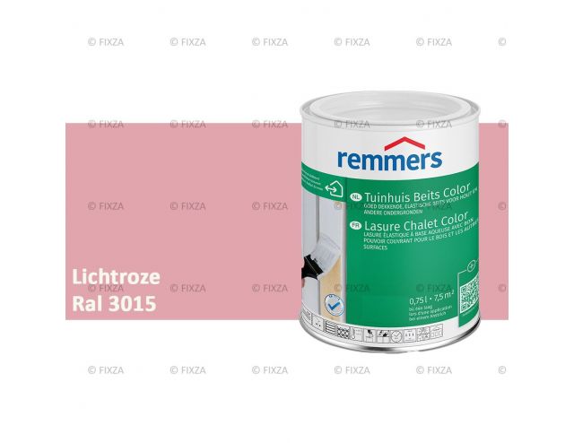 Tuinhuis beits Color RAL 3015 Lichtroze, voor Hout, Metaal en Kunststof