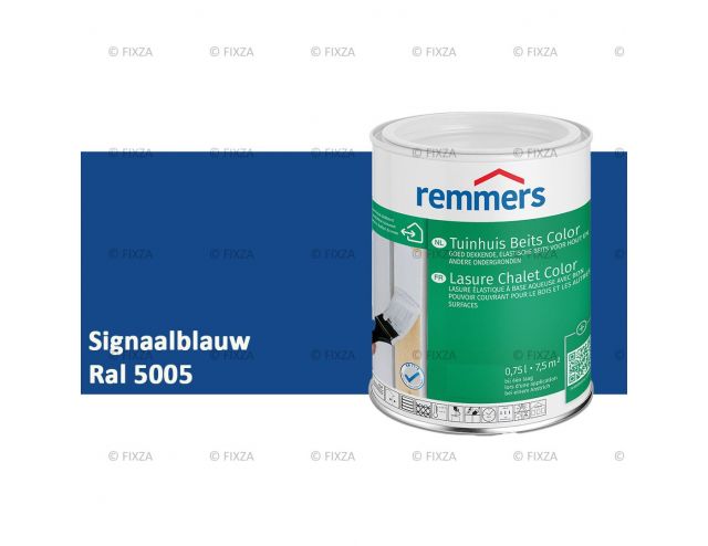 Tuinhuis beits Color RAL 5005 Signaalblauw, voor Hout, Metaal en Kunststof