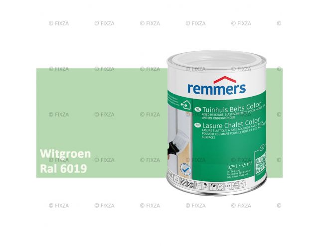 Tuinhuis beits Color RAL 6019 Witgroen voor Hout, Metaal en Kunststof