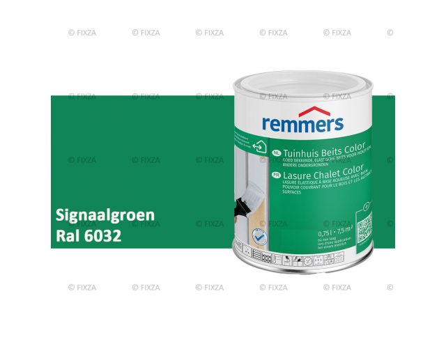 Tuinhuis beits Color RAL 6032 Signaalgroen, voor Hout, Metaal en Kunststof