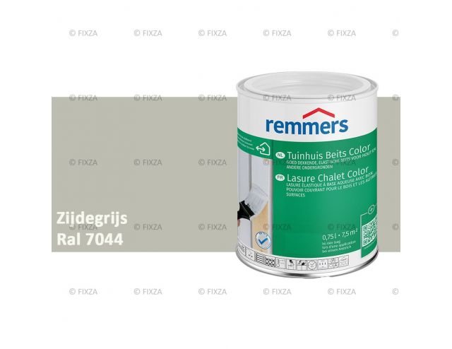 Tuinhuis beits Color RAL 7044 Zijdegrijs, voor Hout, Metaal en Kunststof