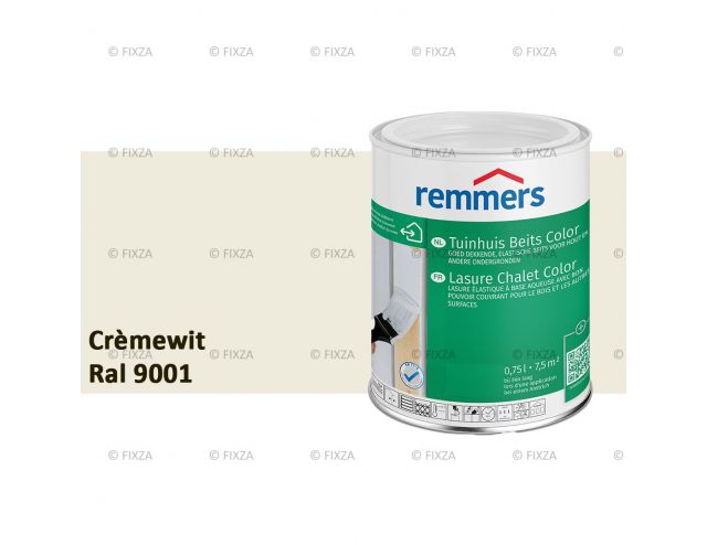 Tuinhuis beits Color RAL 9001 Crèmewit, voor Hout, Metaal en Kunststof