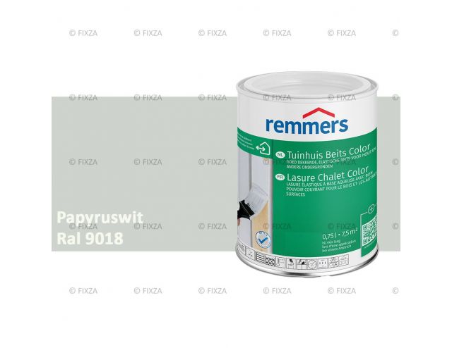 Tuinhuis beits Color RAL 9018 Papyruswit, voor Hout, Metaal en Kunststof