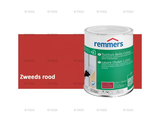 Tuinhuis beits Color Zweeds Rood, voor Hout, Metaal en Kunststof