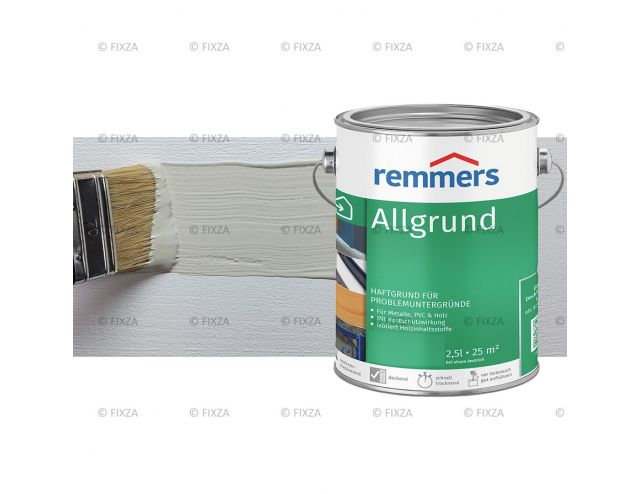 Universele Primer grijs, hechtprimer voor metaal, harde kunststof( PVC) en hout, beschermt tegen corrosie en werkt isolerend tegen houtinhoudstoffen
