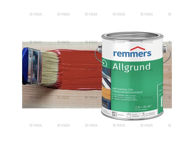Universele Primer roodbruin, hechtprimer voor metaal, harde kunststof( PVC) en hout, beschermt tegen corrosie en werkt isolerend tegen houtinhoudstoffen