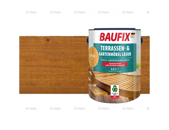 Terras en tuinmeubelbeits lariks 2,5 Liter