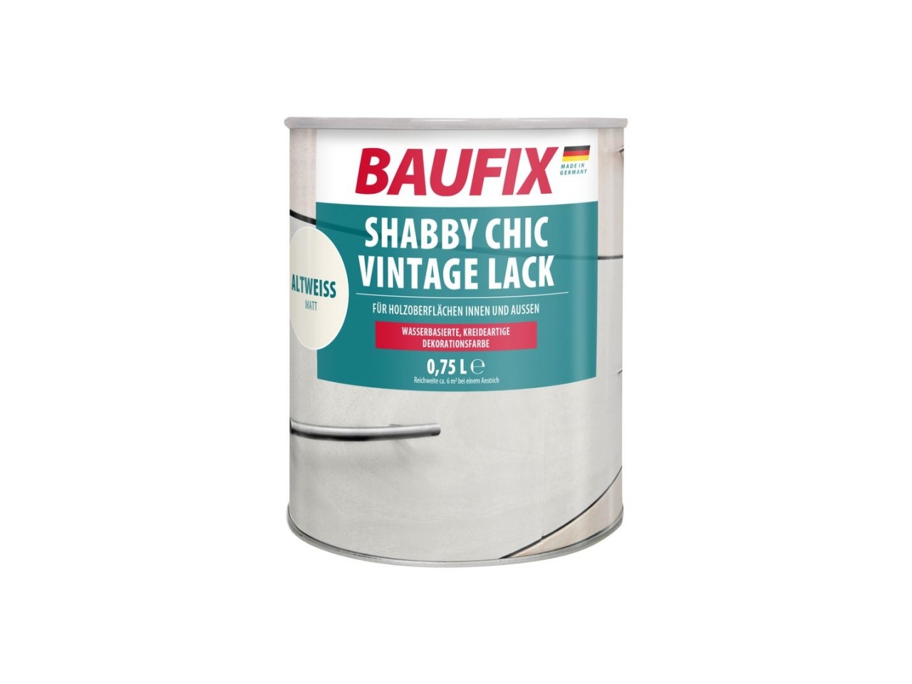 Shabby Chic Vintage lak oud wit 0,75 Liter