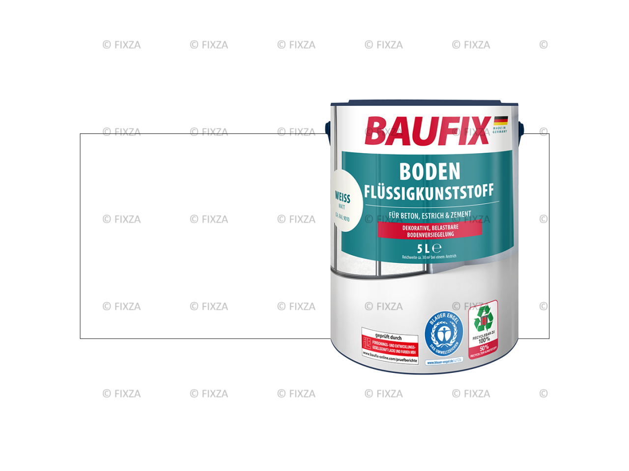 Betonvloer verf wit 5 Liter