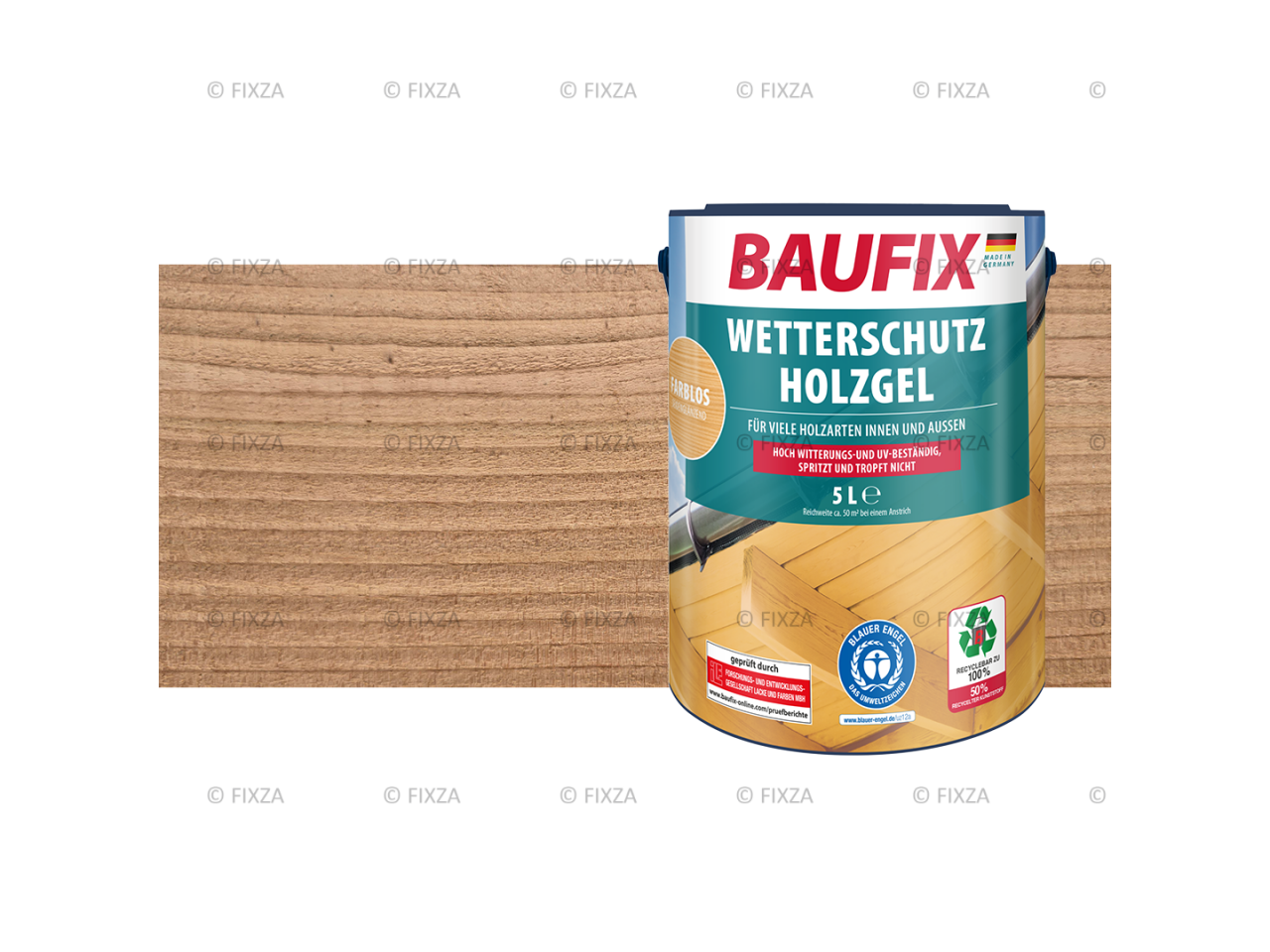 Houtbeschermende Gel- Beits kleurloos 5 Liter