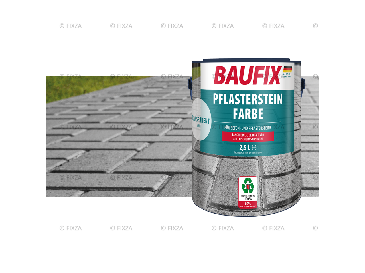 Impregnerende bestratingsverf kleurloos 2,5 Liter