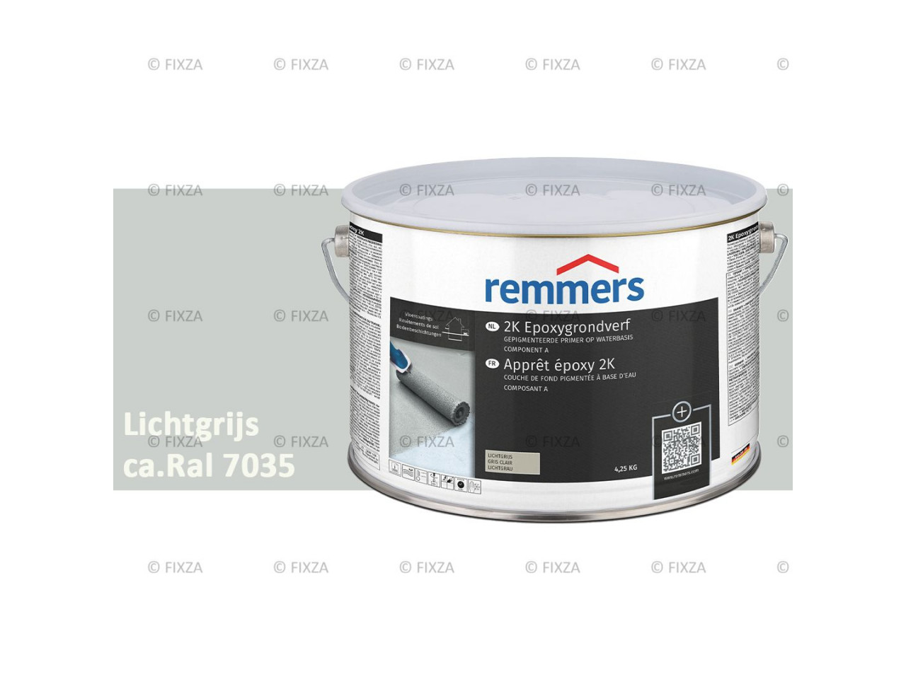 fixza-remmers-2k-epoxygrondverf-5kg-lichtgrijs-ral-7035