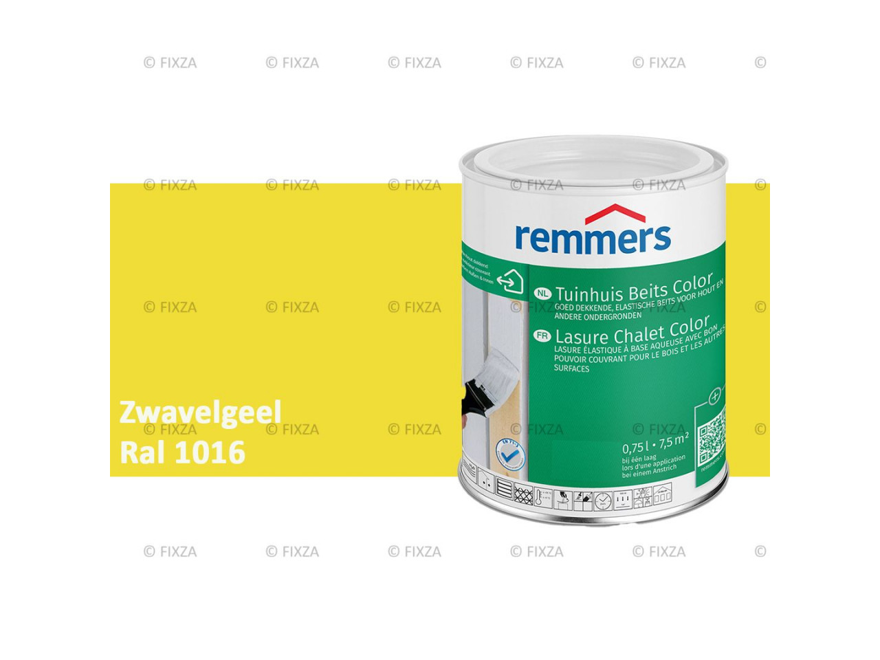 fixza-remmers-tuinhuis-beits-color-ral-1016-zwavelgeel-0,75liter