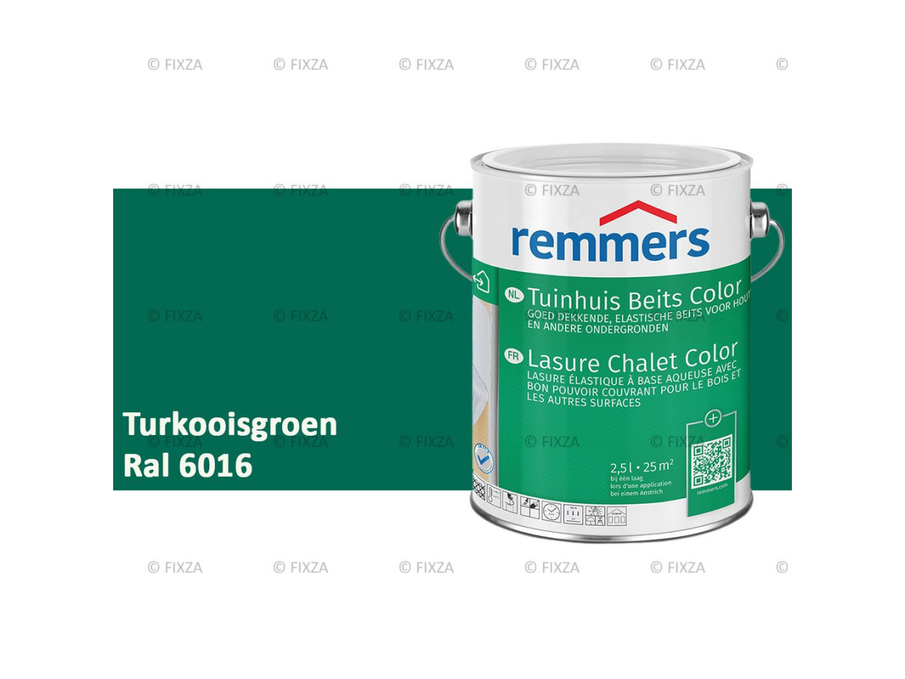 fixza-remmers-tuinhuis-beits-color-ral-6016-turkooisgroen-2,5liter
