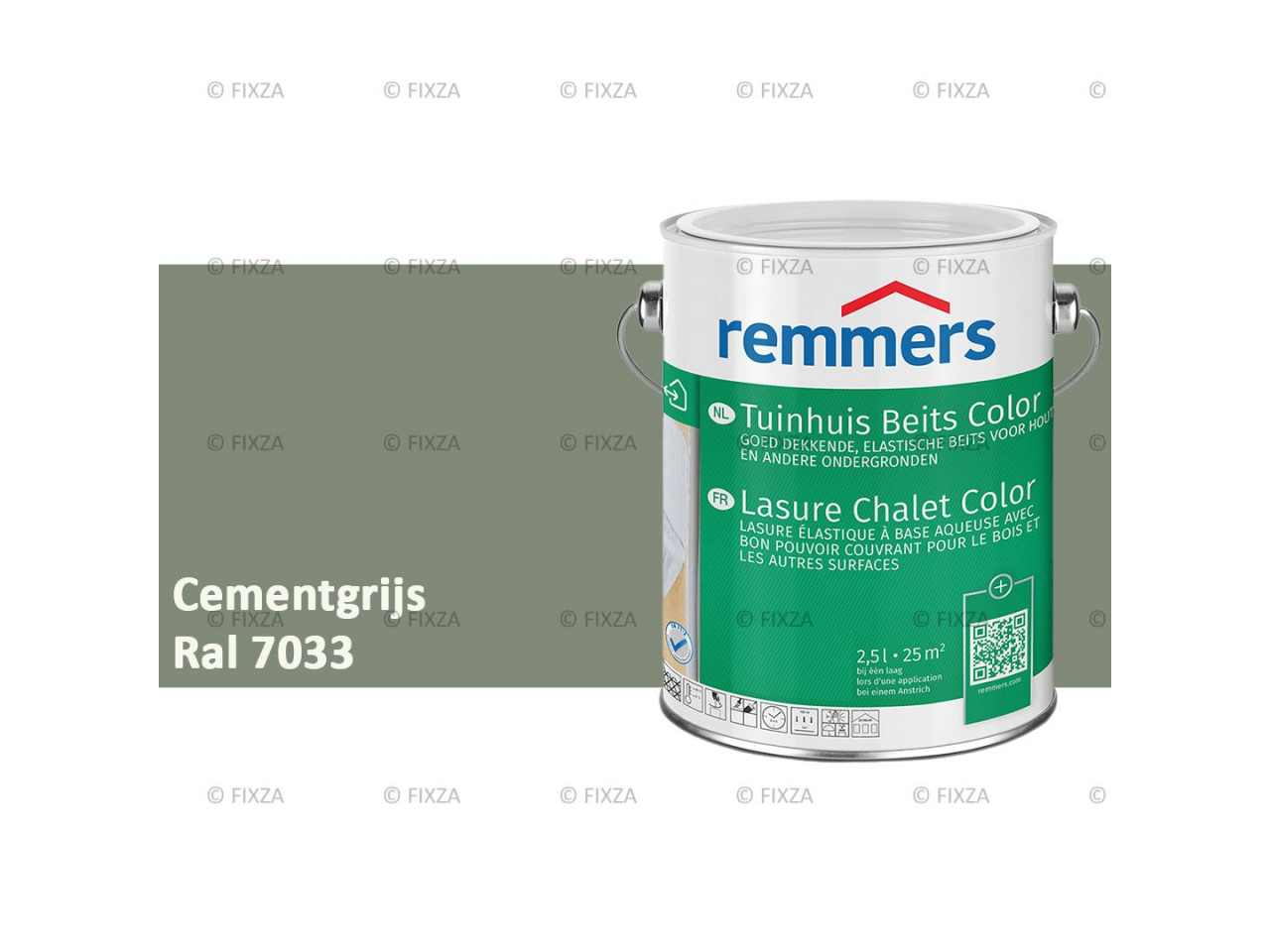 fixza-remmers-tuinhuis-beits-color-ral-7033-cementgrijs-2,5liter
