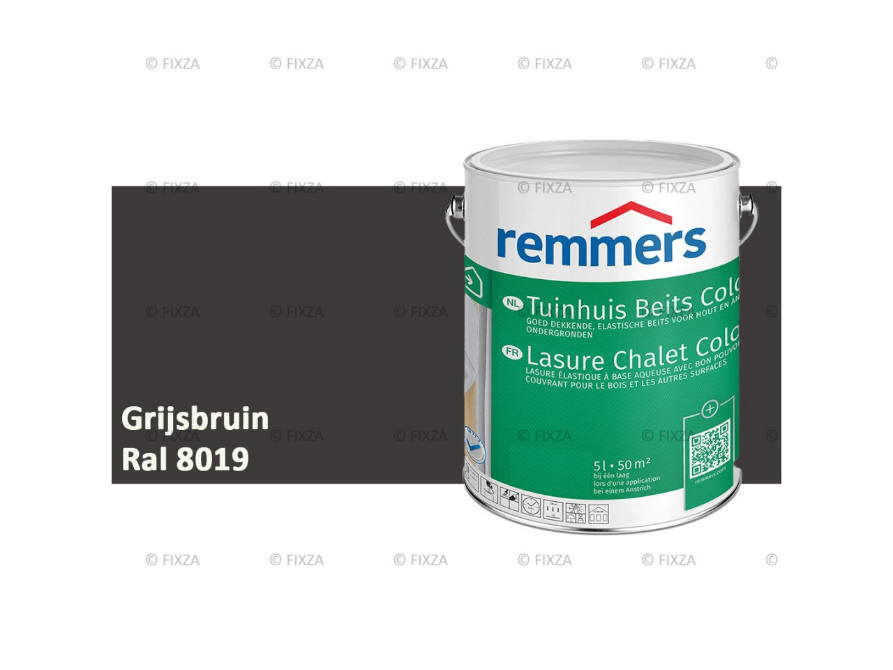 fixza-remmers-tuinhuis-beits-color-ral-8019-grijsbruin-5liter