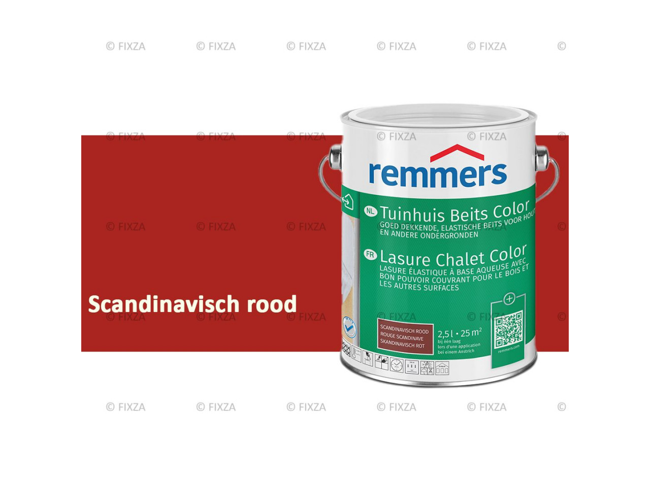 fixza-remmers-tuinhuis-beits-color-scandinavisch rood-2,5liter