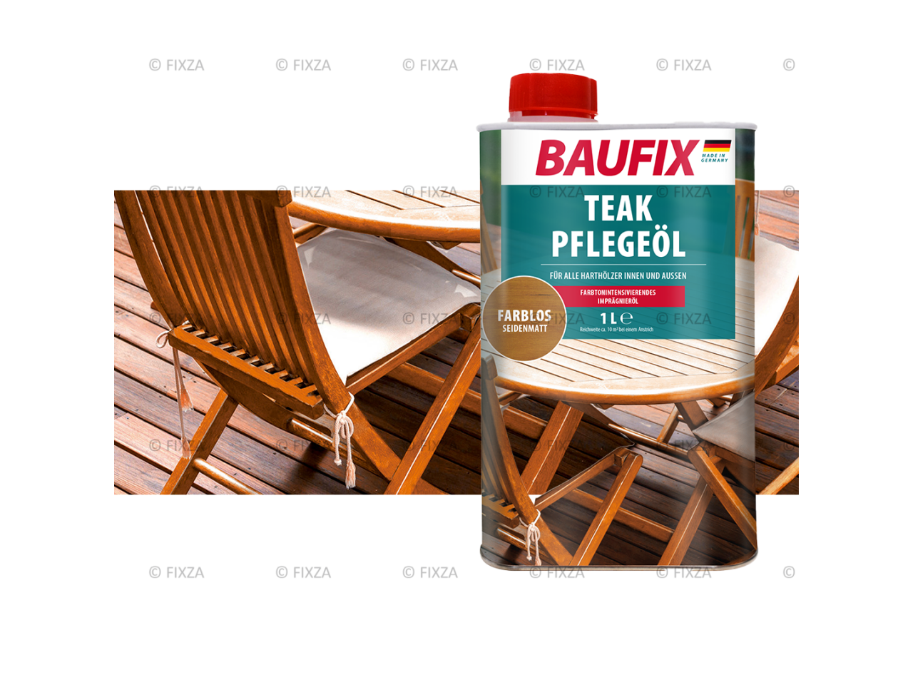 Teak onderhoudsolie kleurloos 1 Liter