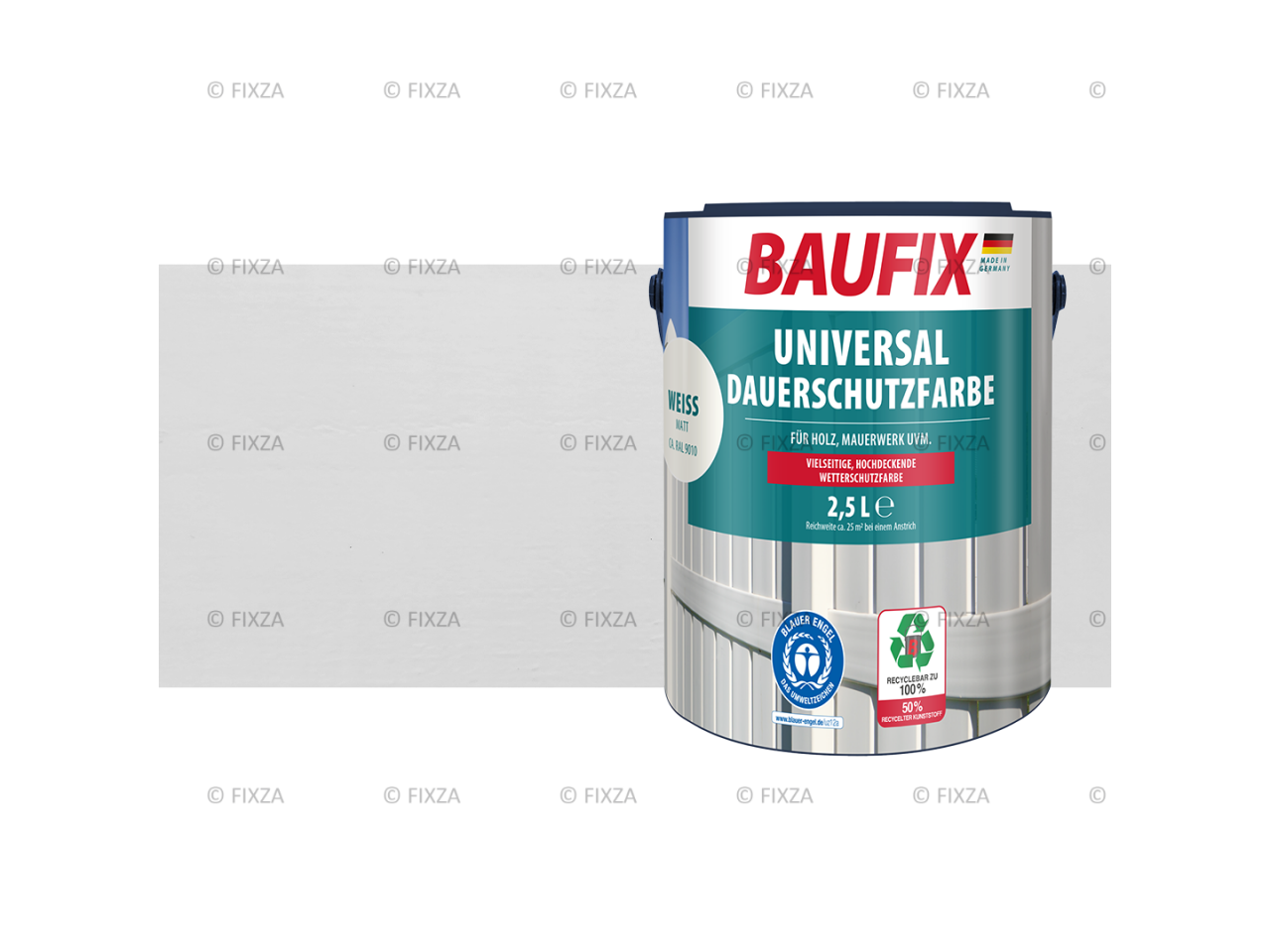 Universele Dekkende Tuinbeits wit 2,5 Liter