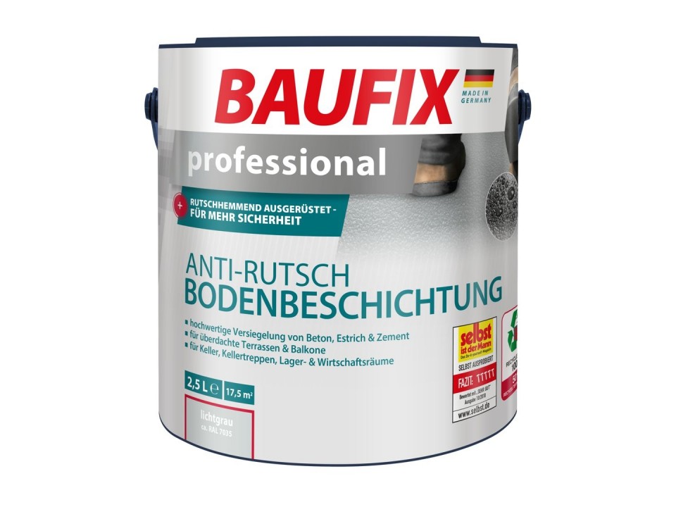 Antislip vloercoating lichtgrijs 2,5 Liter
