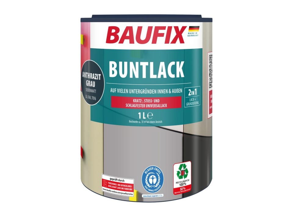 Multi- Lakverf antraciet grijs 1 Liter