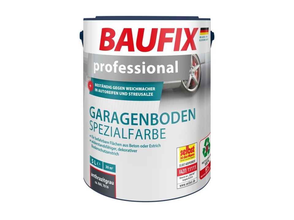 Professionele garagevloer verf antraciet grijs 5 Liter