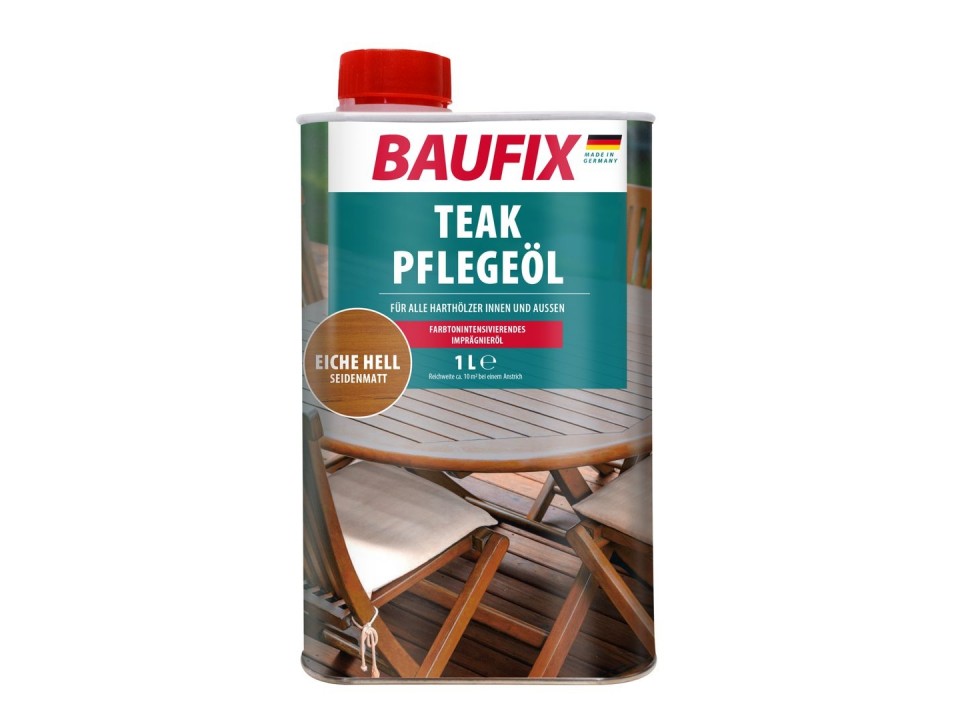 Teak onderhoudsolie licht eiken 1 Liter