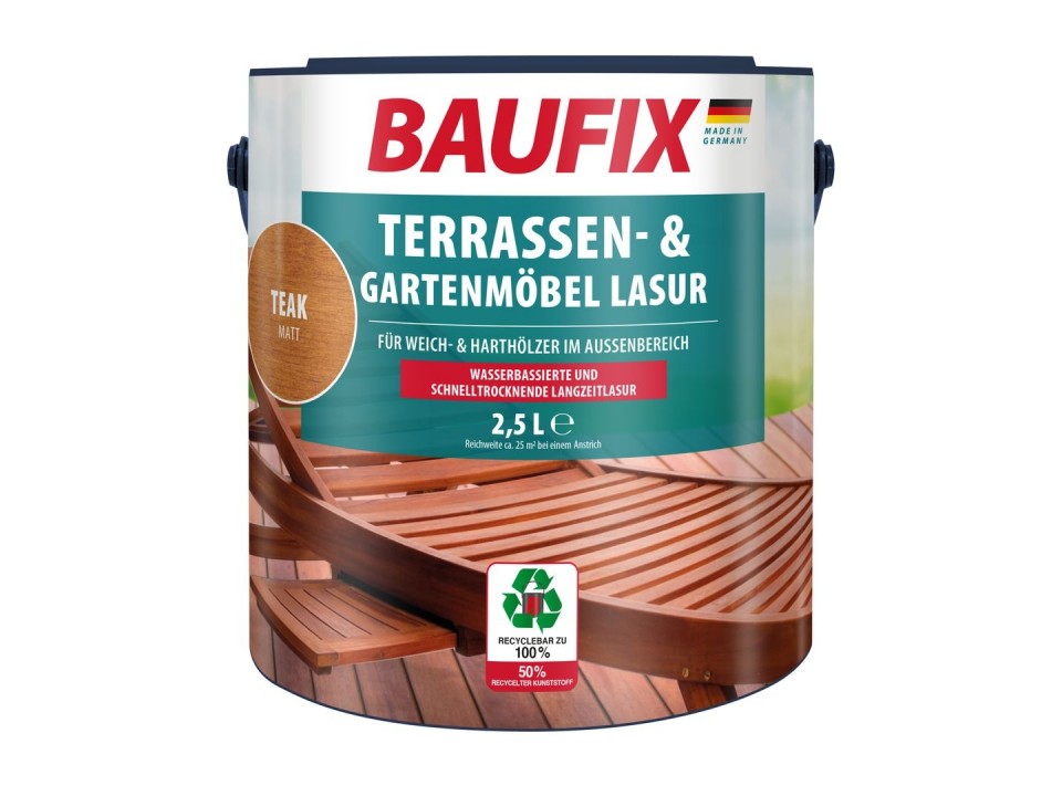 Terras en tuinmeubelbeits teak 2,5 Liter