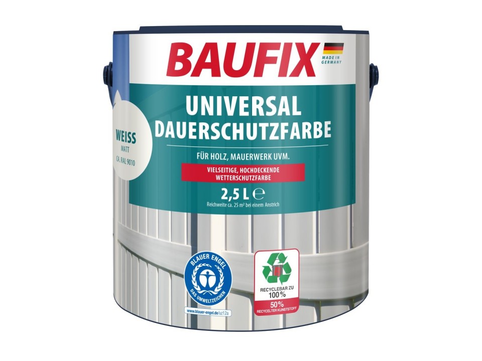 Universele Dekkende Tuinbeits wit 2,5 Liter