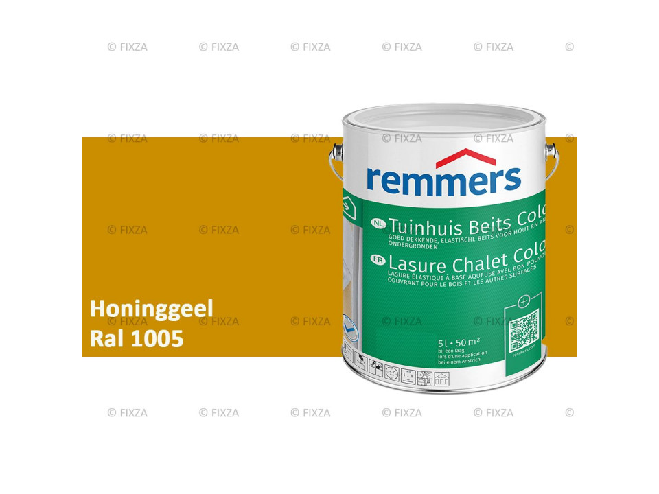 fixza-remmers-tuinhuis-beits-color-ral-1005-honinggeel-5liter
