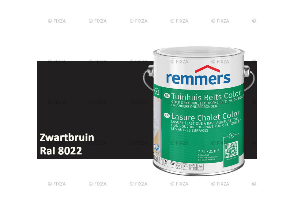 fixza-remmers-tuinhuis-beits-color-ral-8022-zwartbruin-2,5liter
