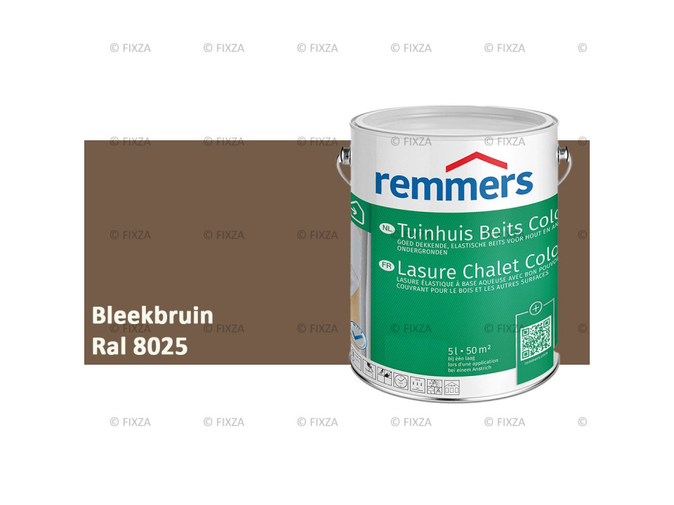 fixza-remmers-tuinhuis-beits-color-ral-8025-bleekbruin-5liter