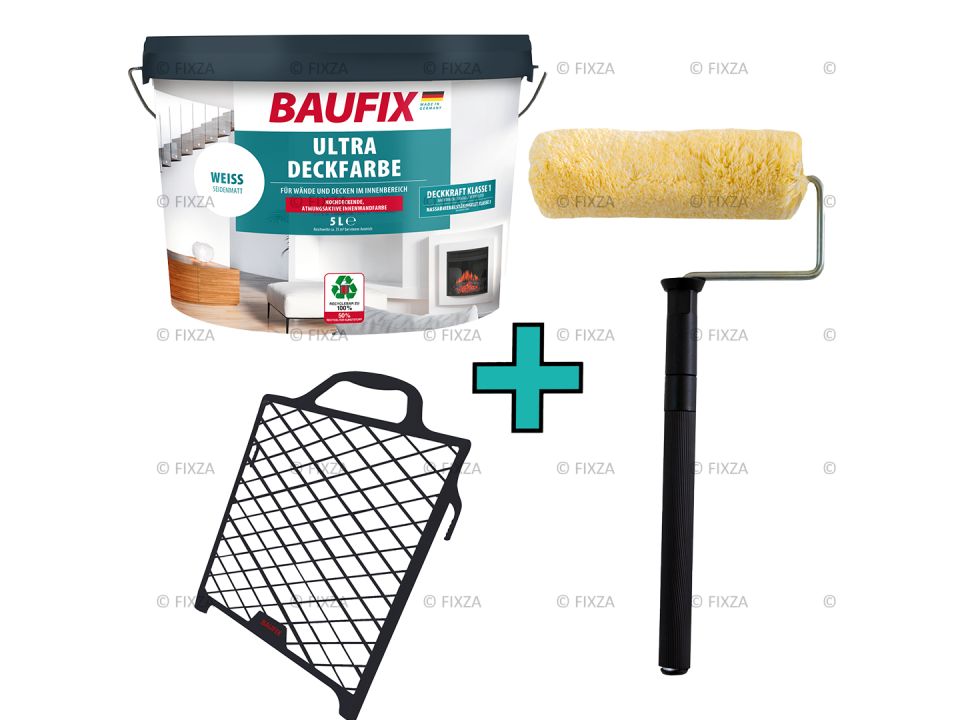 Ultra Dekkende muurverf wit 5 Liter set 3