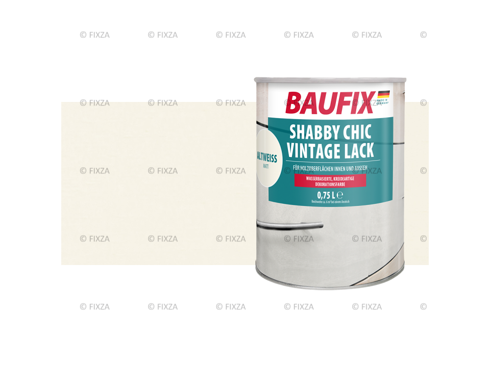 Shabby Chic Vintage lak oud wit 0,75 Liter