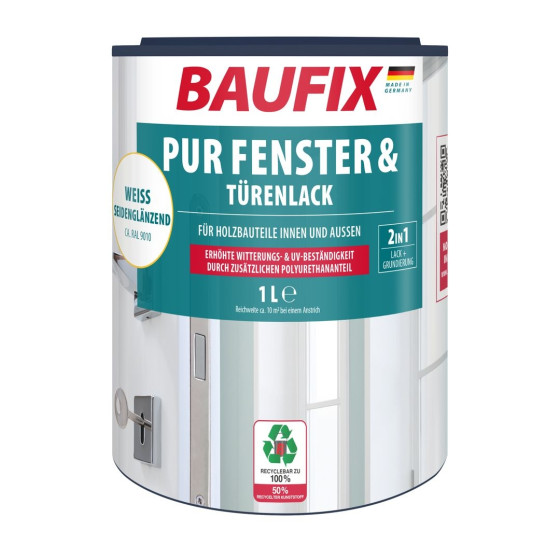 BAUFIX PUR Kozijnen- en Deurenlak (info-blad)
