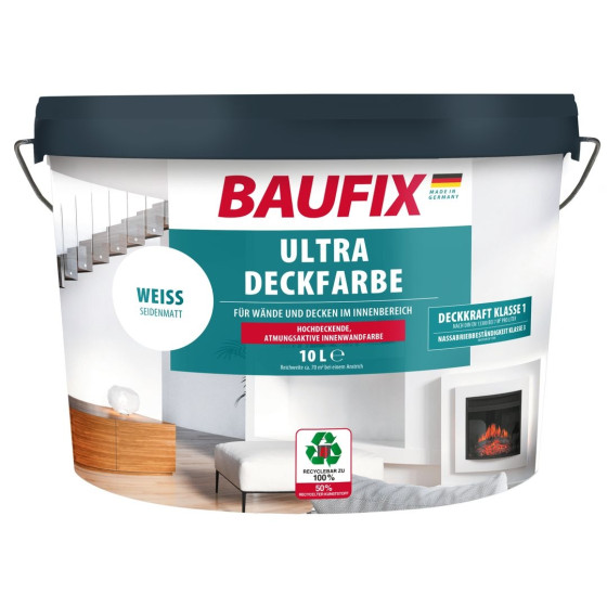 BAUFIX Ultra Dekkende muurverf wit (info-blad)
