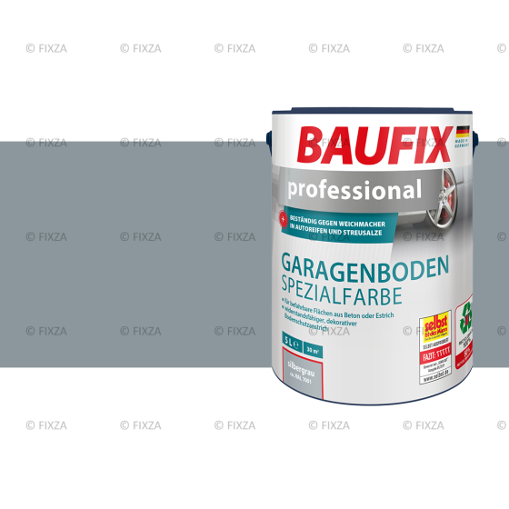 Professionele garagevloer verf zilvergrijs 5 Liter