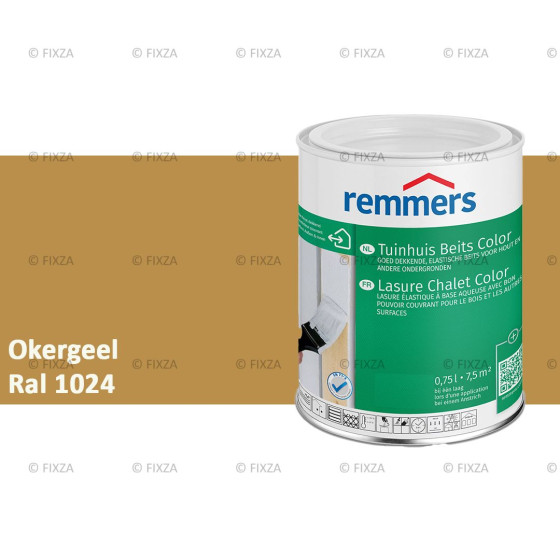 fixza-remmers-tuinhuis-beits-color-ral-1024-okergeel-0,75liter