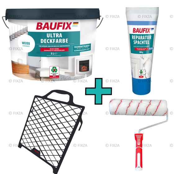 Ultra Dekkende muurverf wit 5 Liter set 2