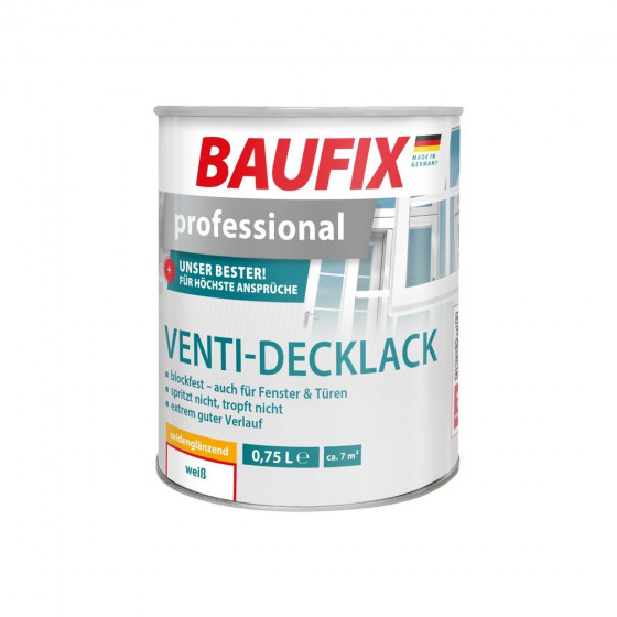 BAUFIX Professionele Kozijnen en Deurenlak wit (info-blad)