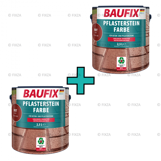 Impregnerende bestratingsverf oxide rood voordeelverpakking