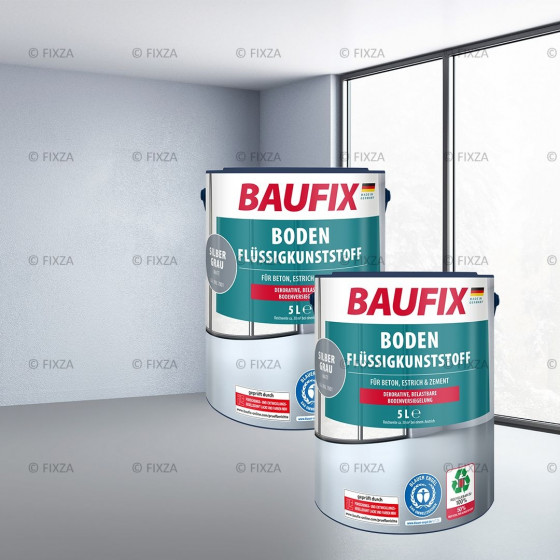 Betonverf vloeren Voordeelverpakking zilvergrijs