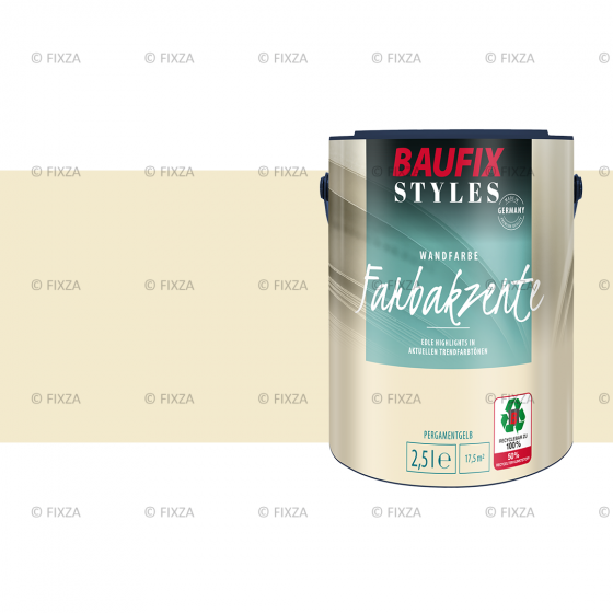 Styles Colour Accents perkament geel 2,5 Liter